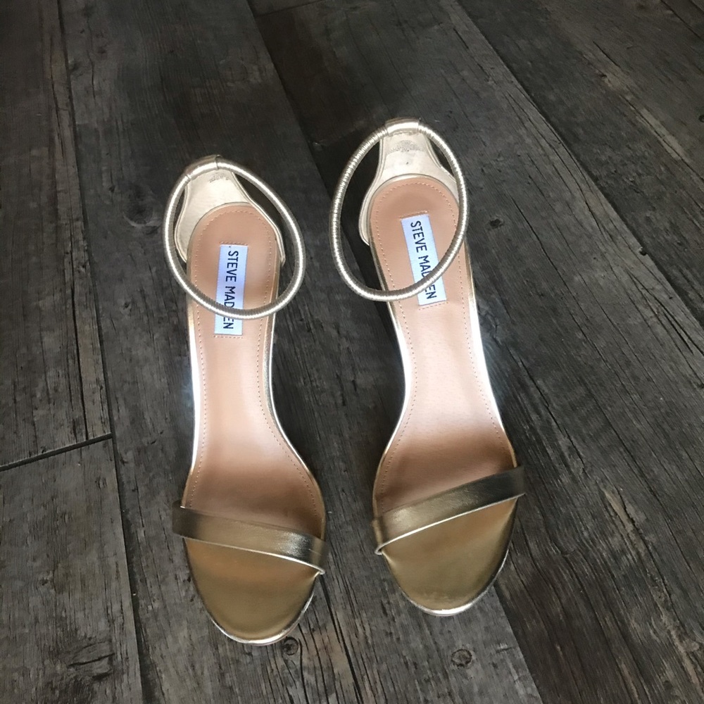 New Gold Steve Madden Heel